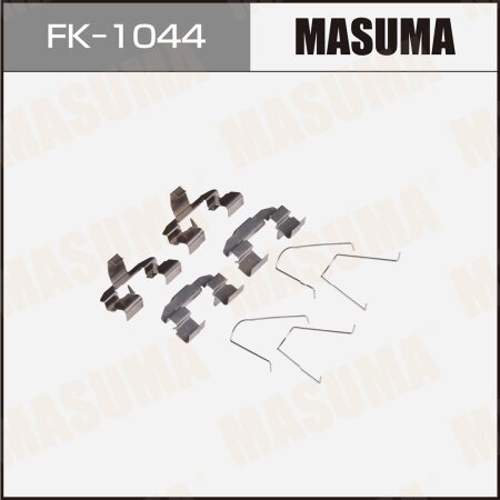 Mounting set of brake pad retainers Masuma, FK-1044