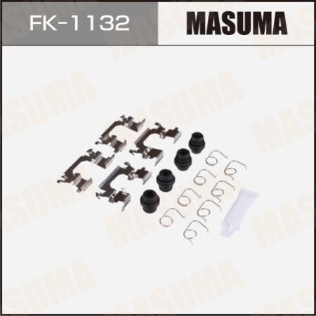Монтажный комплект фиксаторов тормозных колодок MASUMA, FK-1132