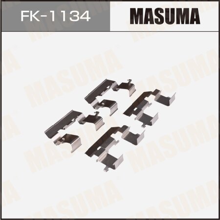 Монтажный комплект фиксаторов тормозных колодок MASUMA, FK-1134