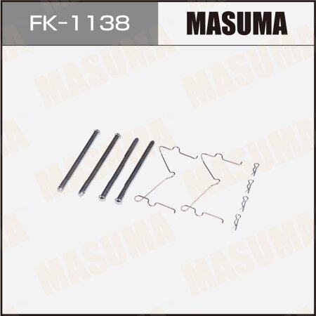 Монтажный комплект фиксаторов тормозных колодок MASUMA, FK-1138