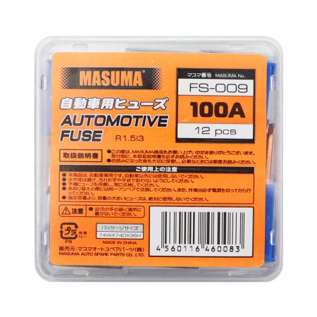 Предохранитель плавкий Masuma силовой 100А (П), FS-009