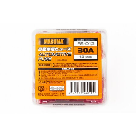 Предохранитель плавкий Masuma силовой 30А (М), FS-013