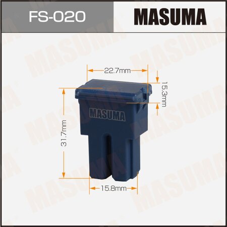 Предохранитель плавкий Masuma силовой 100А (М), FS-020