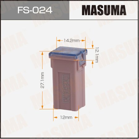 Предохранитель плавкий Masuma силовой мини 30А, FS-024