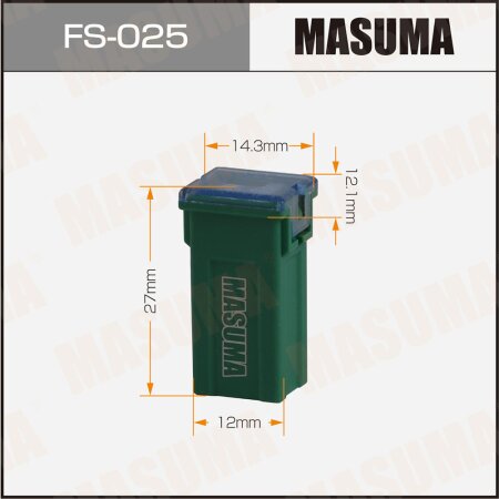 Предохранитель плавкий Masuma силовой мини 40А, FS-025