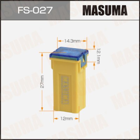 Предохранитель плавкий Masuma силовой мини 60А, FS-027