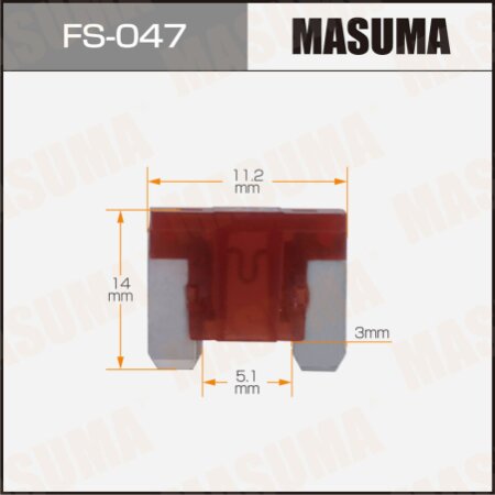 Предохранитель плавкий Masuma флажковый micro 7.5A, FS-047