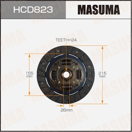 Диск сцепления Masuma, HCD823