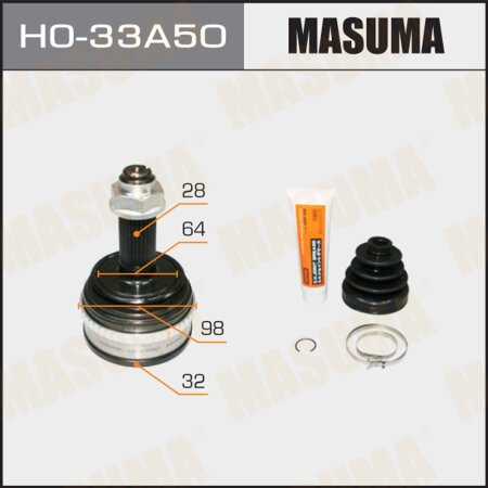 ШРУС наружный Masuma, HO-33A50