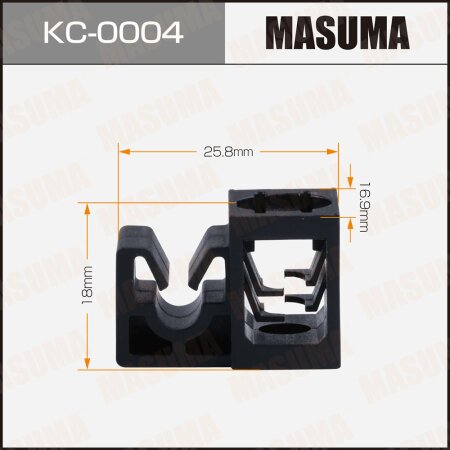 Клипса пластиковая Masuma, KC-0004