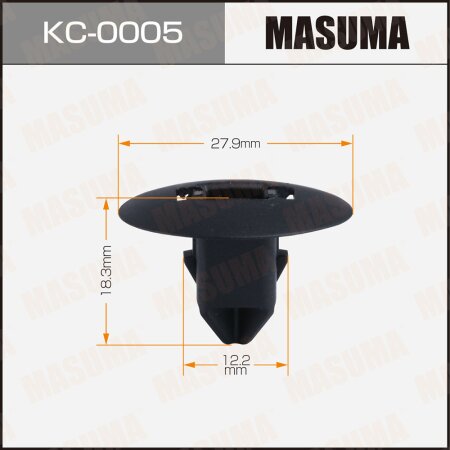 Клипса пластиковая Masuma, KC-0005