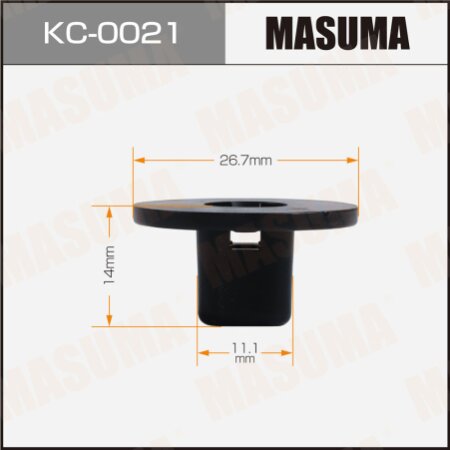Клипса пластиковая Masuma, KC-0021