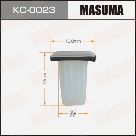 Клипса пластиковая Masuma, KC-0023