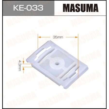 Клипса пластиковая Masuma, KE-033