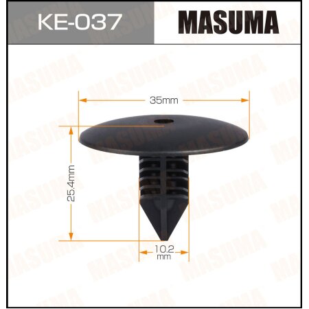 Клипса пластиковая Masuma, KE-037
