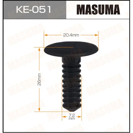 Retainer clip Masuma plastic, KE-051
