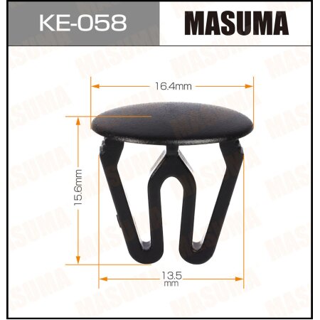 Клипса пластиковая Masuma, KE-058
