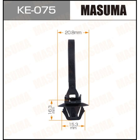 Клипса пластиковая Masuma, KE-075