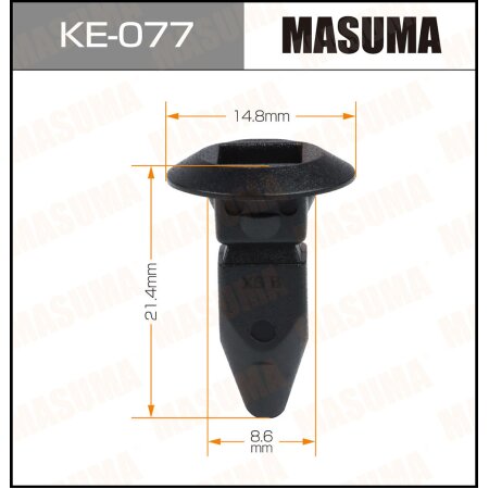 Retainer clip Masuma plastic, KE-077