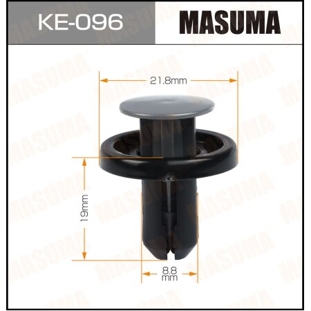 Клипса пластиковая Masuma, KE-096
