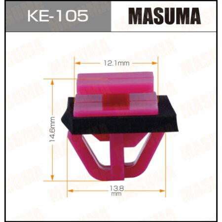 Клипса пластиковая Masuma, KE-105