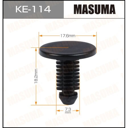 Клипса пластиковая Masuma, KE-114
