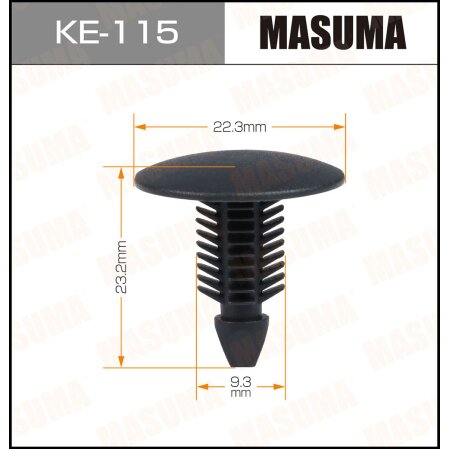 Клипса пластиковая Masuma, KE-115