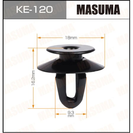 Клипса пластиковая Masuma, KE-120
