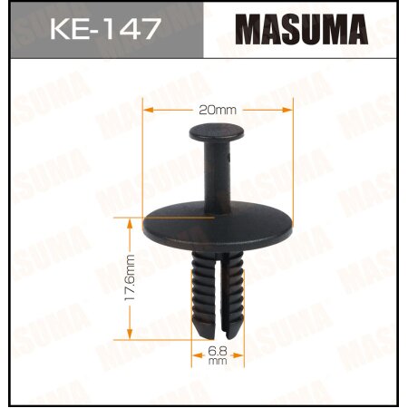 Клипса пластиковая Masuma, KE-147