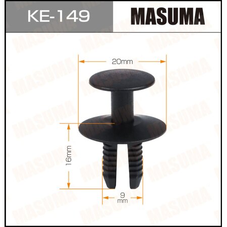 Клипса пластиковая Masuma, KE-149