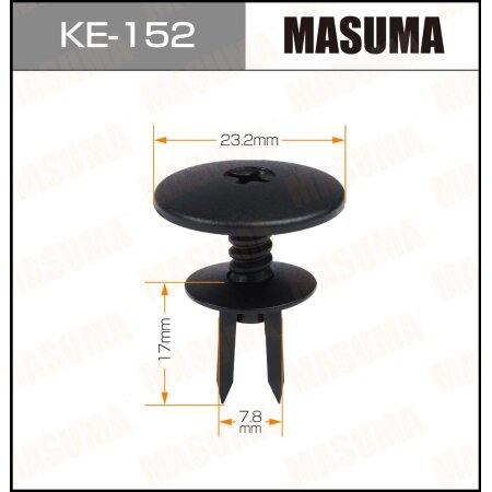 Клипса пластиковая Masuma, KE-152