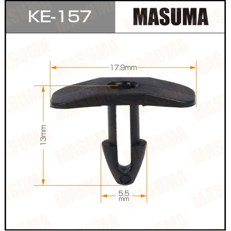 Клипса пластиковая Masuma, KE-157