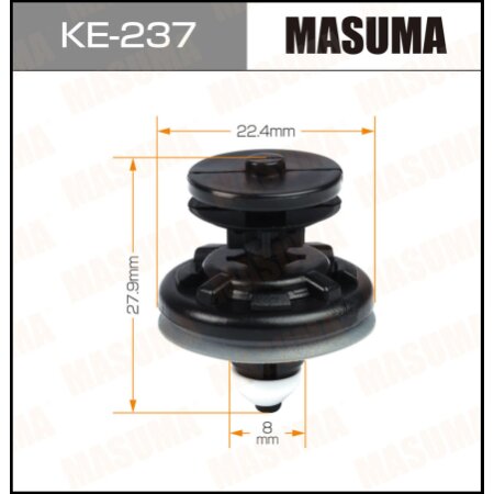 Клипса пластиковая Masuma, KE-237