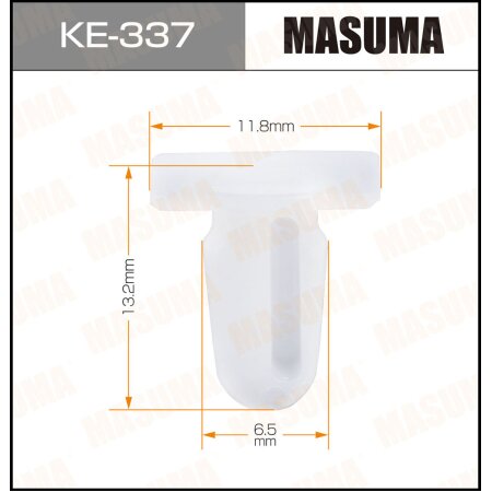 Клипса пластиковая Masuma, KE-337