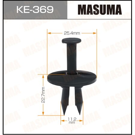 Клипса пластиковая Masuma, KE-369