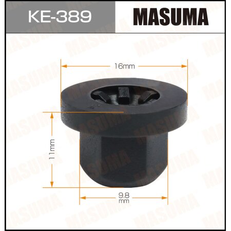 Клипса пластиковая Masuma, KE-389