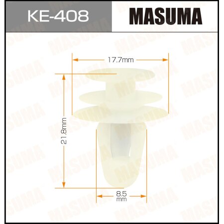 Клипса пластиковая Masuma, KE-408