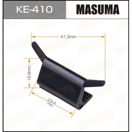 Клипса пластиковая Masuma, KE-410