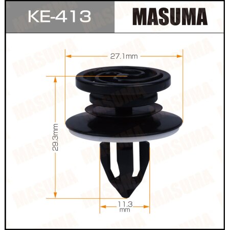 Клипса пластиковая Masuma, KE-413