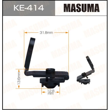 Клипса пластиковая Masuma, KE-414