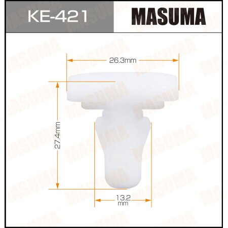 Клипса пластиковая Masuma, KE-421