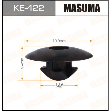 Клипса пластиковая Masuma, KE-422