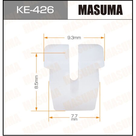 Клипса пластиковая Masuma, KE-426