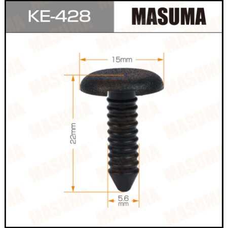 Клипса пластиковая Masuma, KE-428