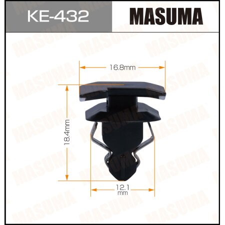 Клипса пластиковая Masuma, KE-432