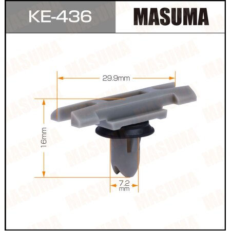 Клипса пластиковая Masuma, KE-436
