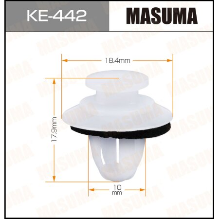 Клипса пластиковая Masuma, KE-442
