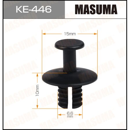 Клипса пластиковая Masuma, KE-446