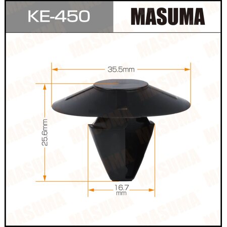 Клипса пластиковая Masuma, KE-450