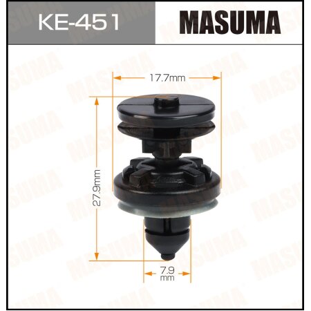 Клипса пластиковая Masuma, KE-451